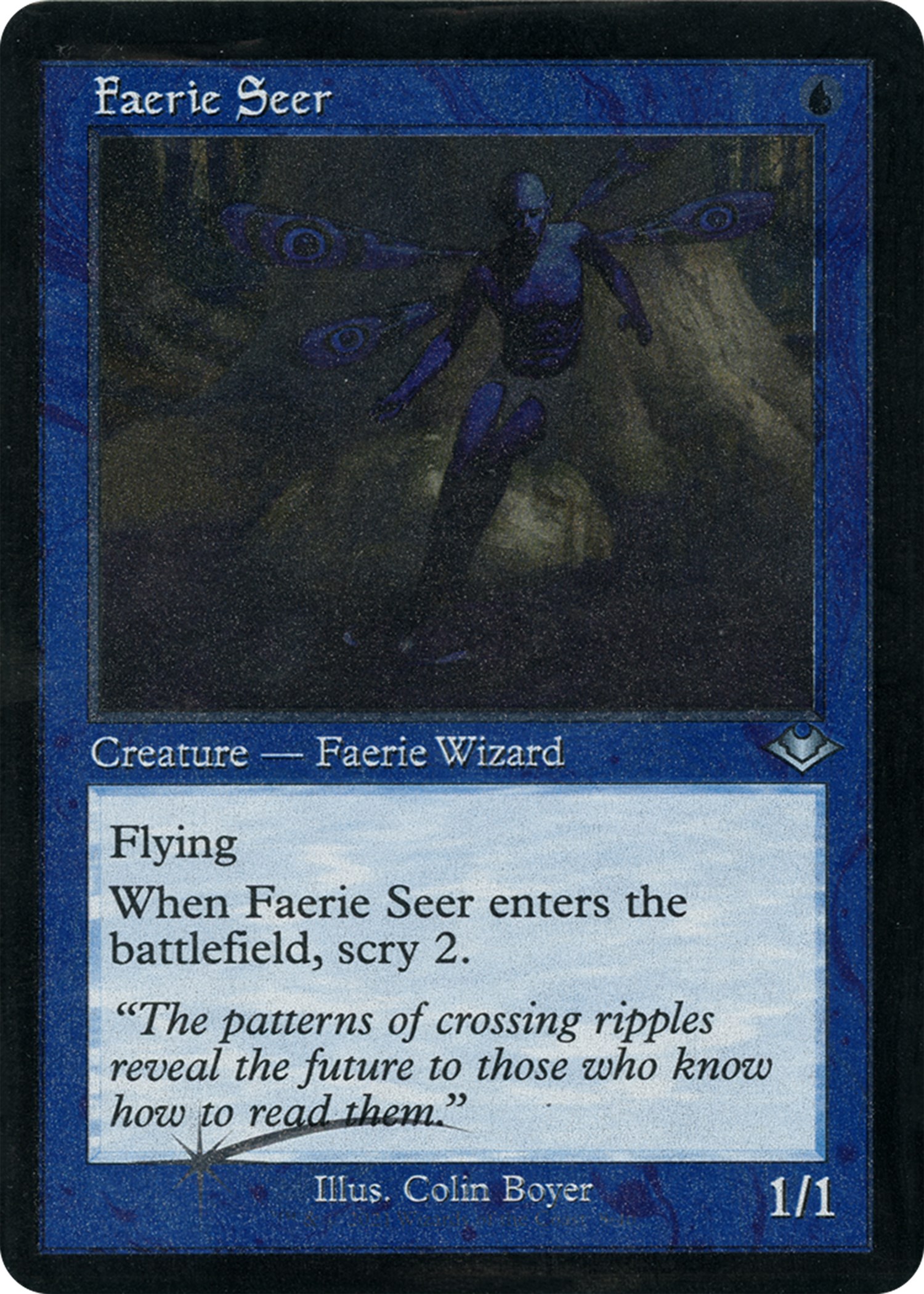 Faerie Seer (Retro Frame) (Foil Etched) Modern Horizons Magic The