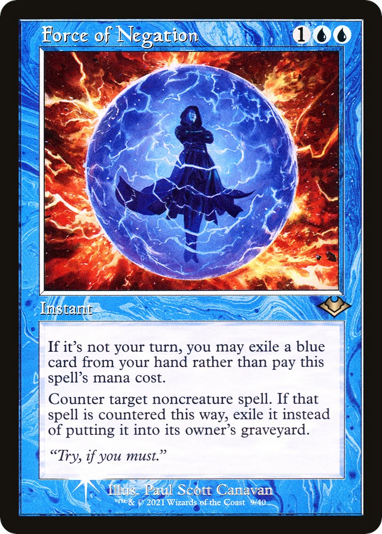 Force of Negation (Retro Frame)