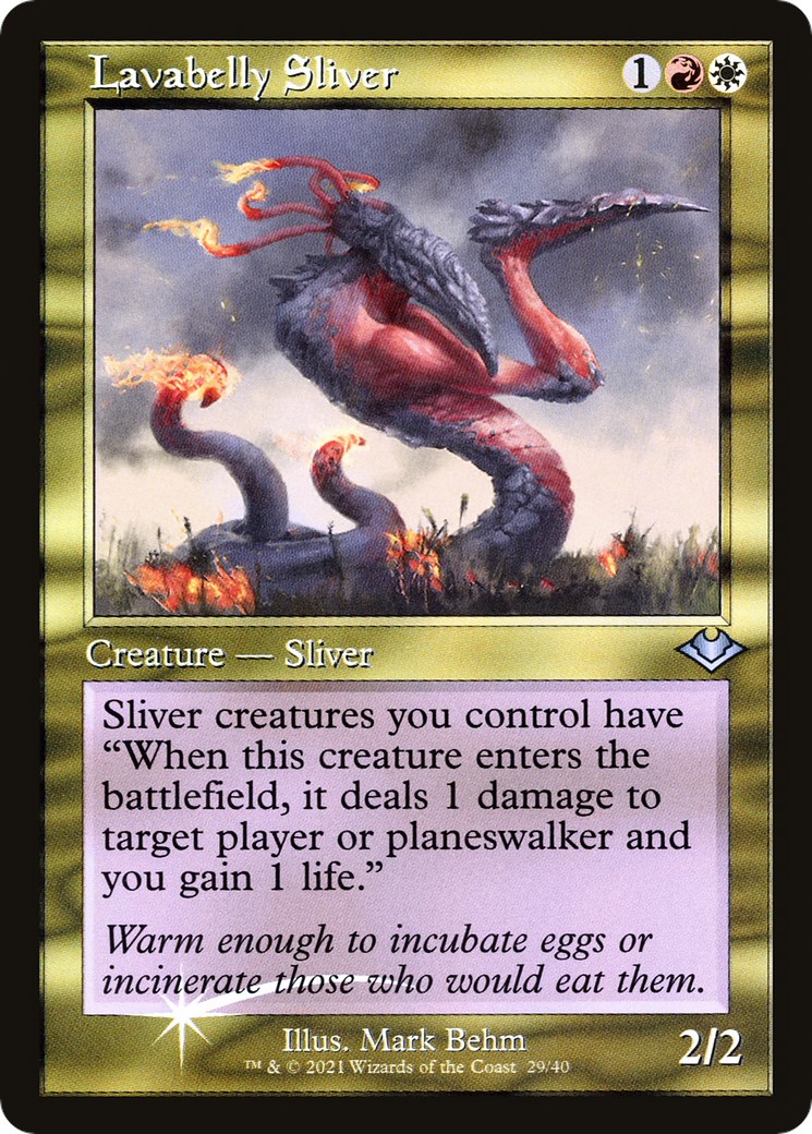 Lavabelly Sliver (Retro Frame) - Modern Horizons - Magic: The Gathering