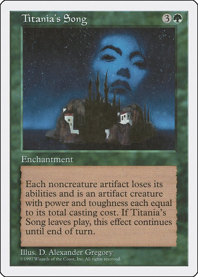 Titania's Song Fifth Edition Magic The Gathering
