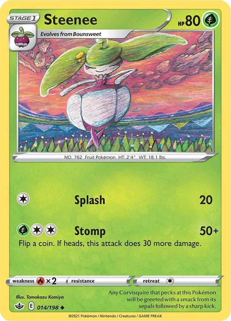 Steenee card artwork