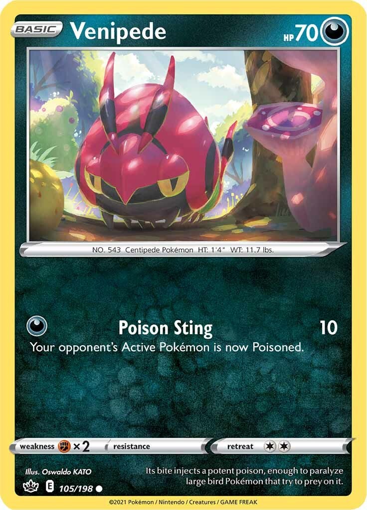 Venipede card artwork