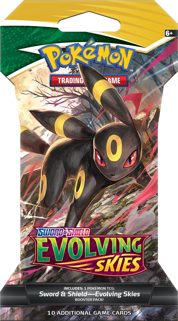  Pokemon Evolving Skies - Sleeved Booster Packs x 36