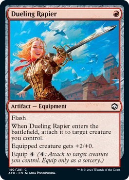 Dueling Rapier - Adventures in the Forgotten Realms - Magic: The Gathering