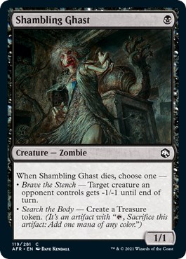 Shambling Ghast - Adventures in the Forgotten Realms - Magic: The Gathering