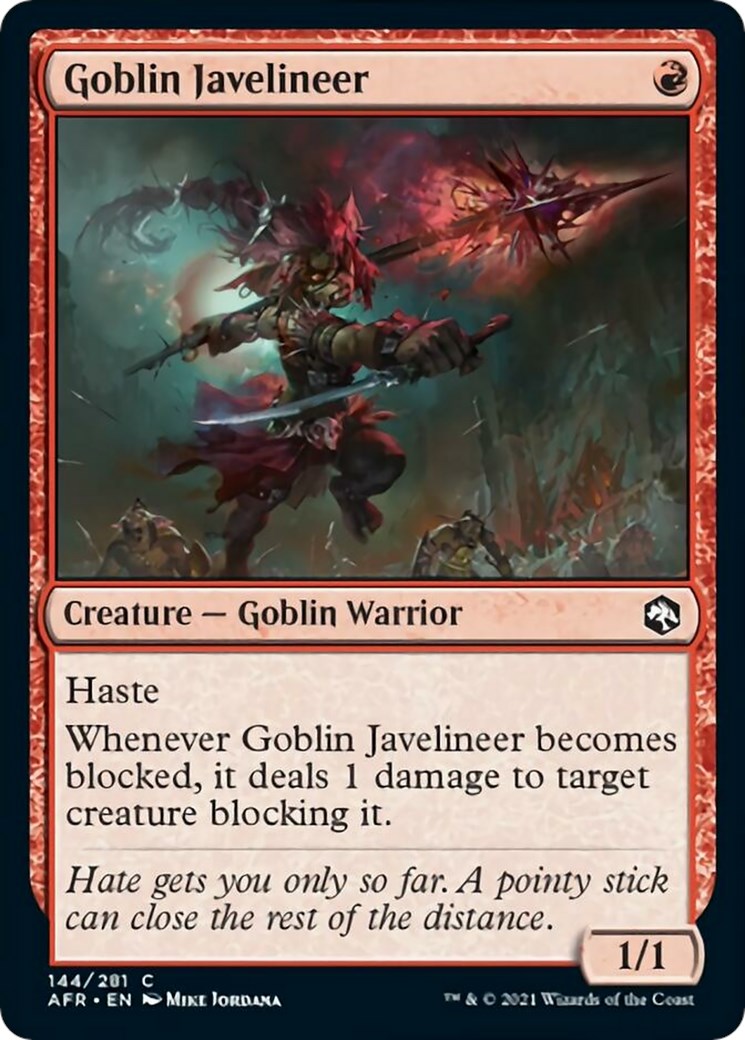 Goblin Javelineer - Adventures in the Forgotten Realms - Magic: The ...