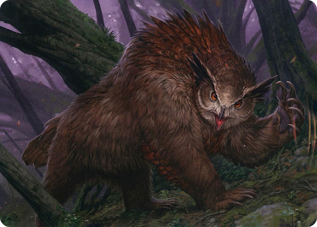 Owlbear Art Card - Art Series: Adventures in the Forgotten Realms ...