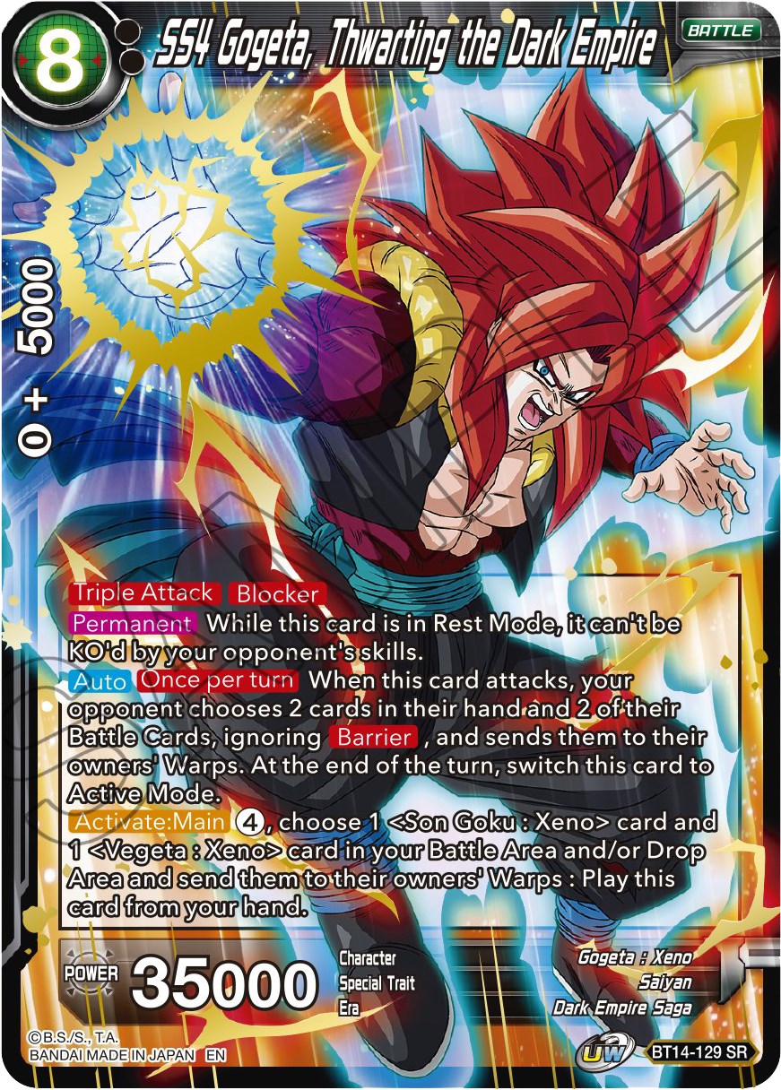 DBR Scholar Edition: SSJ4 Gogeta Facts