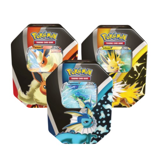 Eevee Evolutions Tin [Set of 3] - Miscellaneous Cards & Products - Pokemon