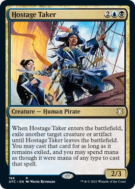 Hostage Taker - Commander: Adventures in the Forgotten Realms - Magic ...