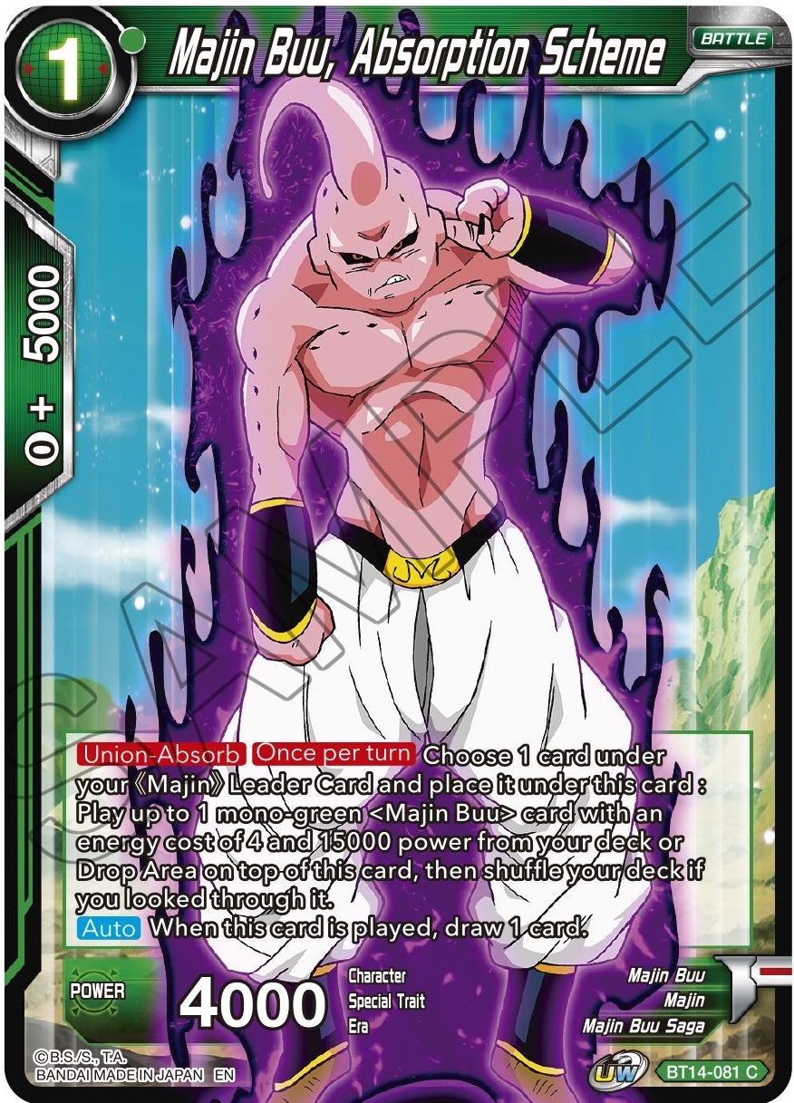 Majin Buu, Absorption Scheme