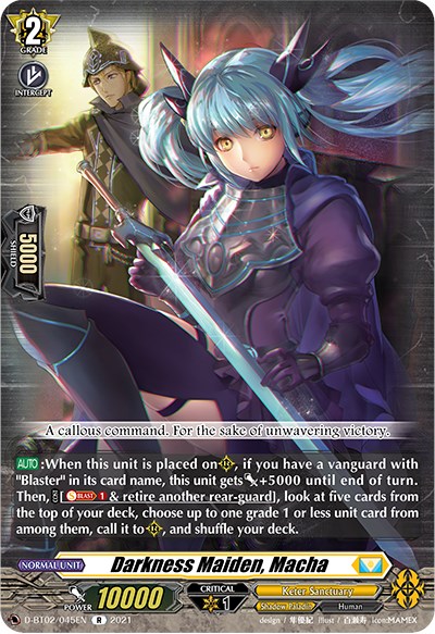 Darkness Maiden, Macha - A Brush with the Legends - Cardfight Vanguard