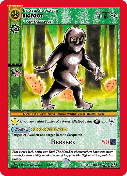 Item - Bigfoot Card