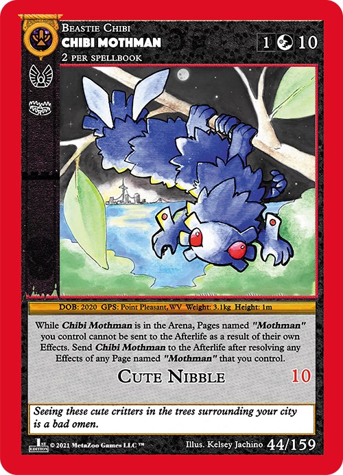 Chibi Mothman - Cryptid Nation: First Edition - MetaZoo