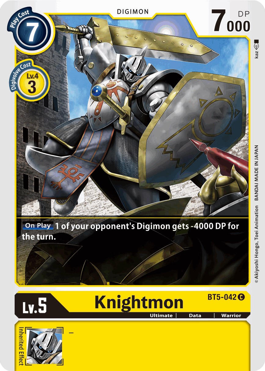 Knightmon Battle of Omni Digimon Card Game