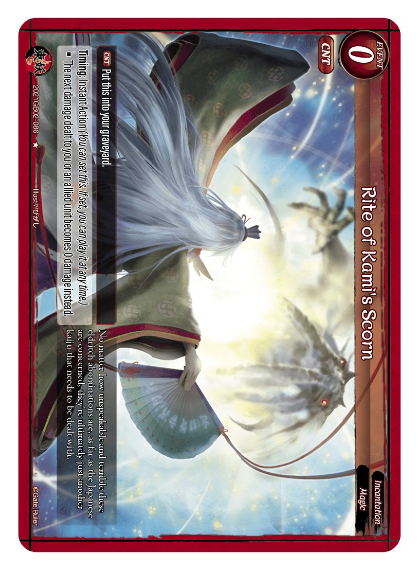 Rite of Kami's Scorn - Onslaught of the Eldritch Gods - Gate Ruler