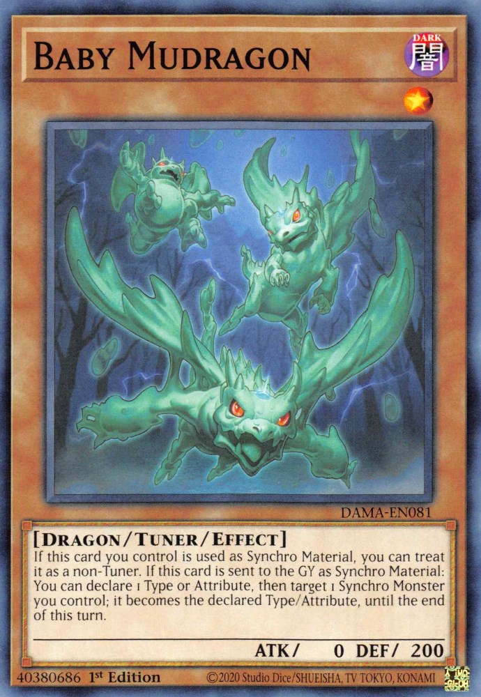 Baby Mudragon - Dawn Of Majesty - Yugioh