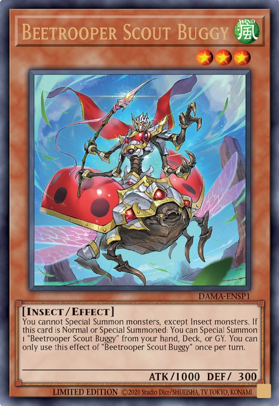 Beetrooper Scout Buggy (DAMAENSP1) Dawn of Majesty YuGiOh