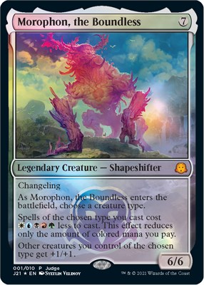 Morophon, the Boundless - Judge Promos - Magic: The Gathering