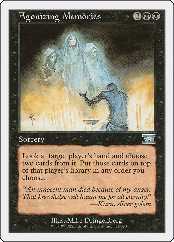 Agonizing Memories - Classic Sixth Edition - Magic: The Gathering