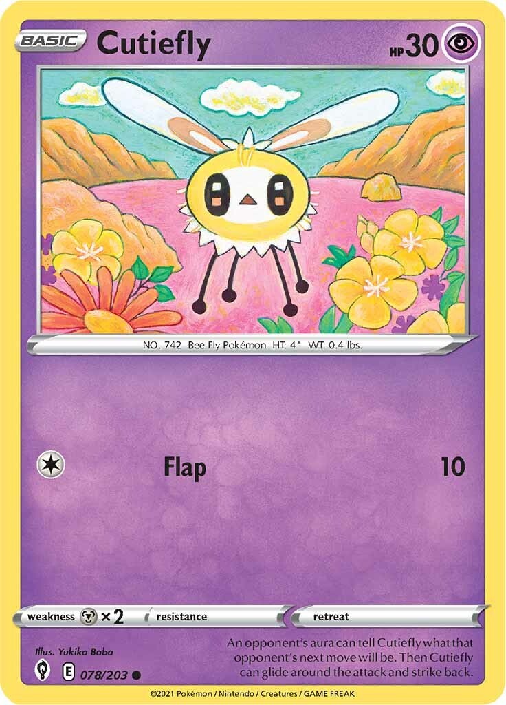 Cutiefly card artwork