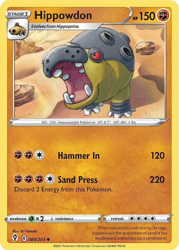 Hippowdon card artwork
