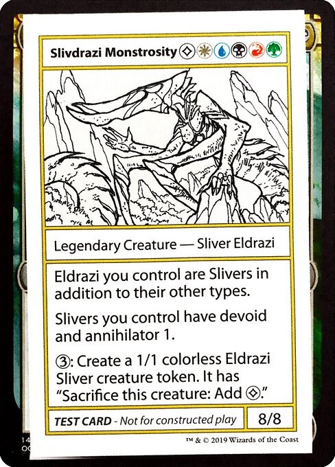 Slivdrazi Monstrosity (No PW Symbol) - Mystery Booster: Convention Edition  Exclusives - Magic: The Gathering