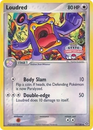 Loudred 35/106 (State Championships) card artwork