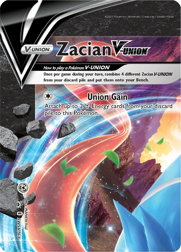 Pokemon Promo Zacian V-UNION SWSH166 