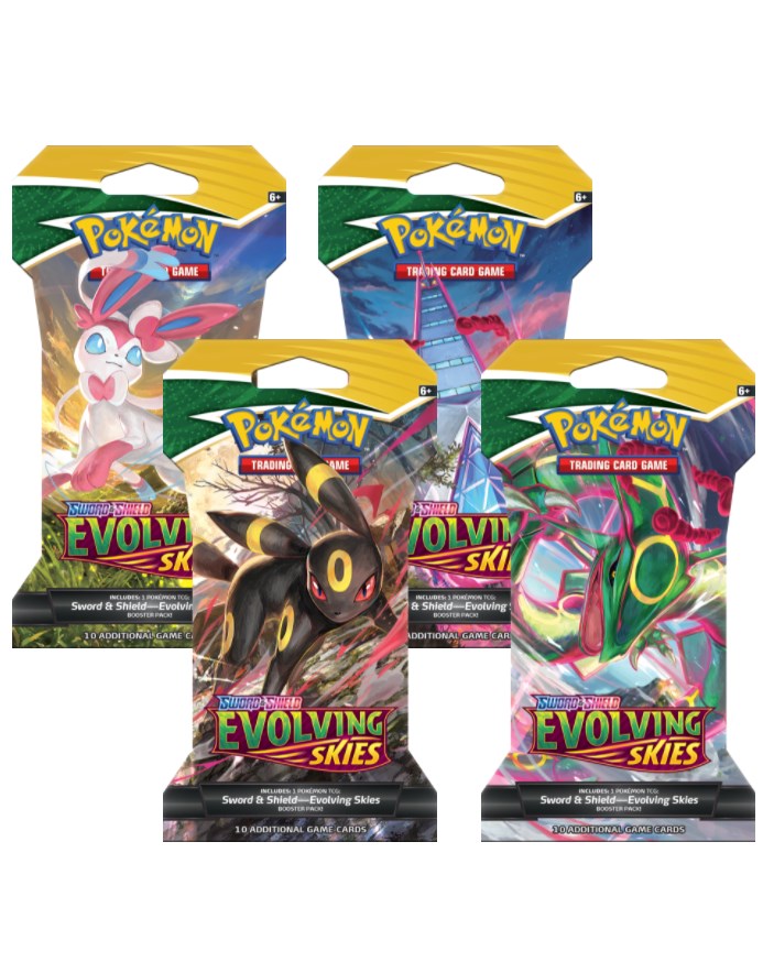 Pokemon Trading Card Game: Sword and Shield - Evolving Skies Sleeved  Booster Pack