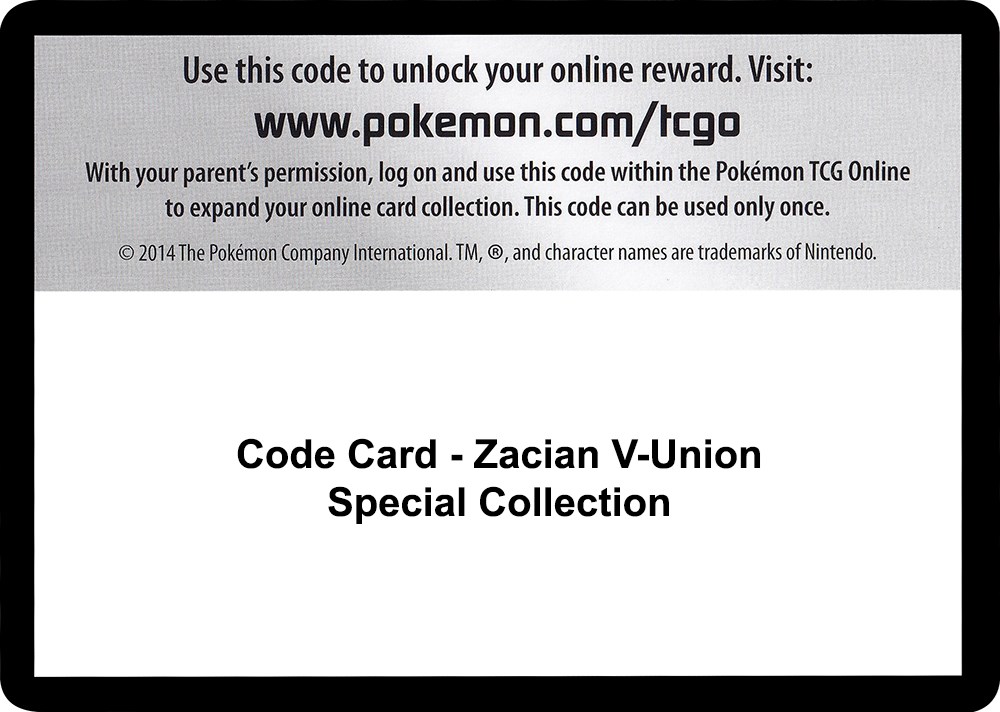 Pokemon V-Union Special Collection - Zacian