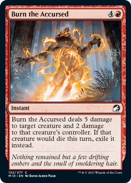 Burn the Accursed - Innistrad: Midnight Hunt - Magic: The Gathering