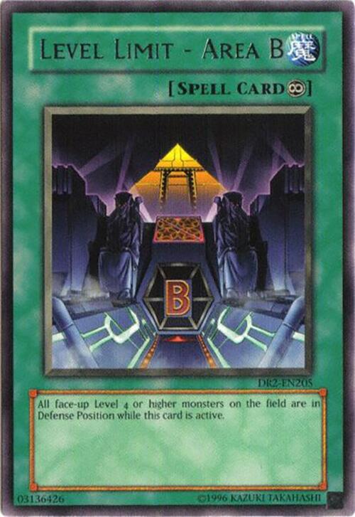 Level Limit - Area B - Dark Revelation Volume 2 - YuGiOh