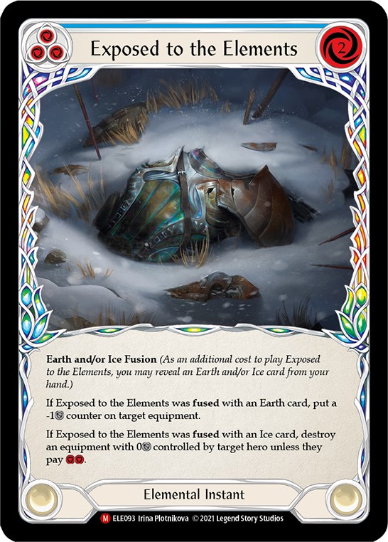 Exposed to the Elements Tales of Aria Flesh and Blood TCG Exposed to the Elements Tales of Aria Flesh and Blood TCG
