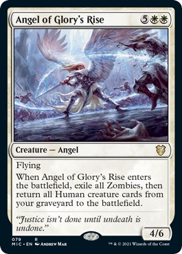 Angel of Glory's Rise - Commander: Innistrad: Midnight Hunt - Magic ...