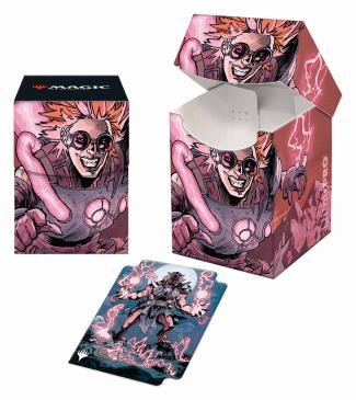 Magic: The Gathering Innistrad Midnight Hunt Deck-Box V3 – Für 100+ Karten, Mit Friedhof Trespasser Kunstwerk & Archivierung