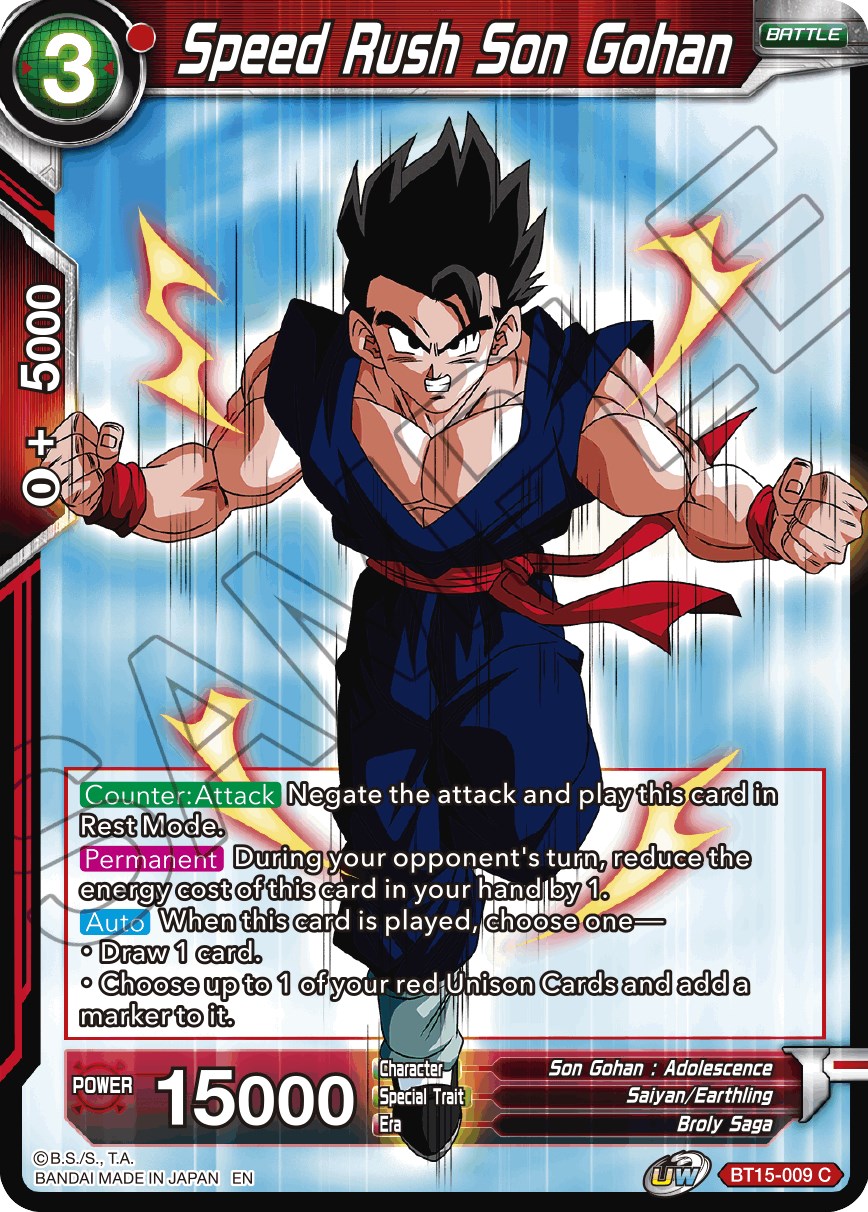 Son Gohan, Confronting Invasion - Dragonball Super TCG