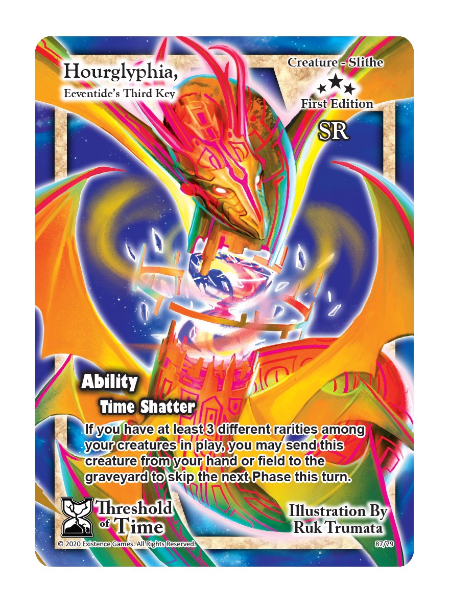 Hourglyphia, Eeventide's Third Key - Threshold of Time - Exodus TCG