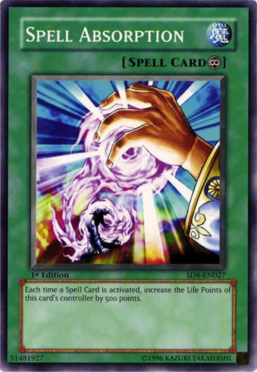 Spell Absorption Structure Deck Spellcaster's Judgment YuGiOh