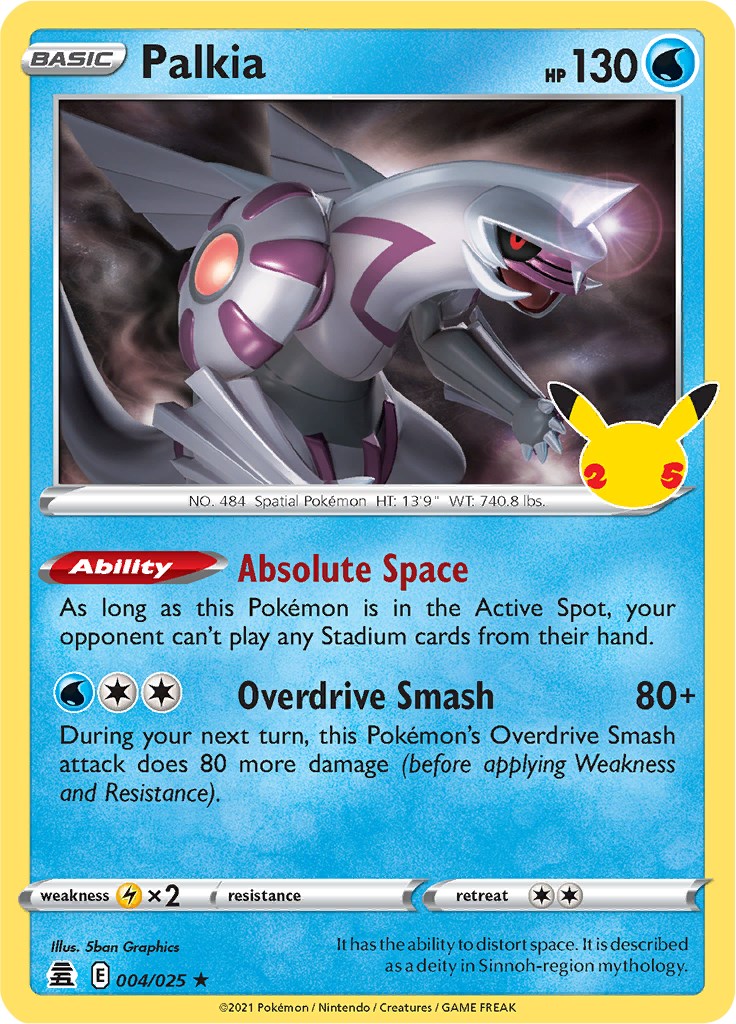 PrimetimePokemon's Blog: Pokemon Card of the Day: Palkia (Platinum)