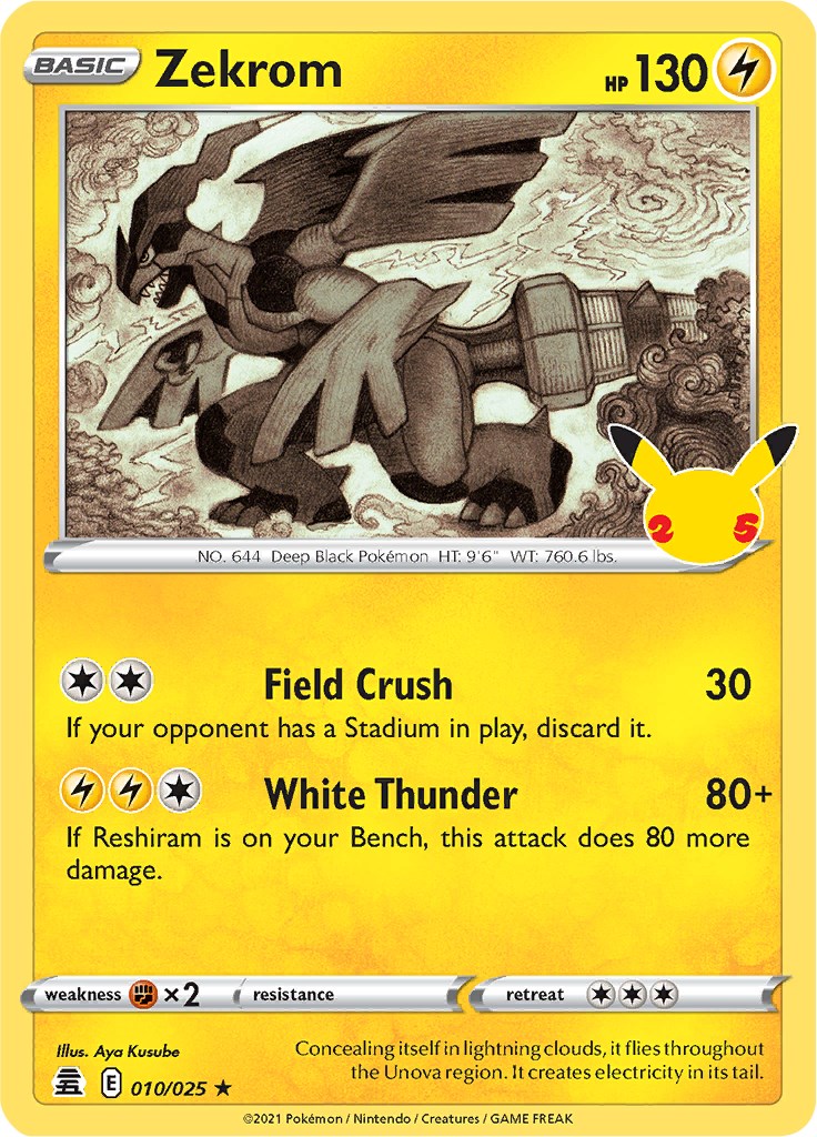 2020 Pokémon Zekrom Vivid Voltage Trading Card – ChronicCards