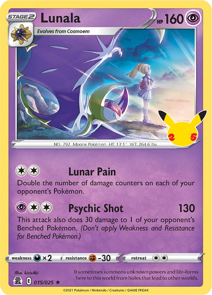 Lunala ( Cosmog Evolution ) Pokemon Trade Go