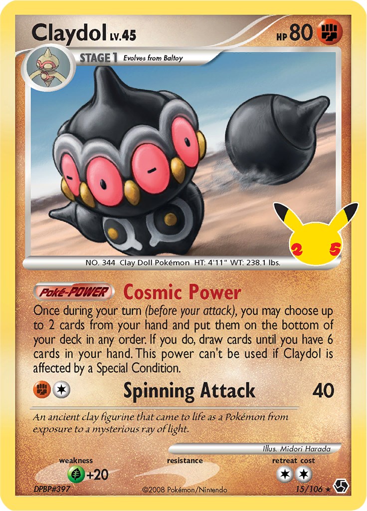 Claydol card artwork