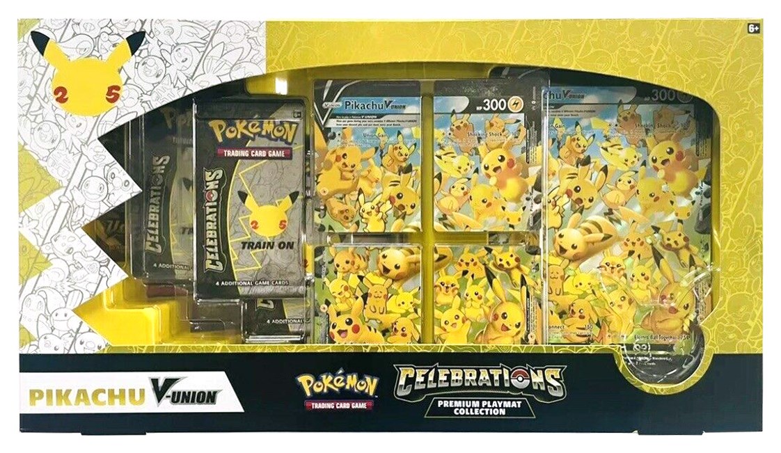 Pokemon Card Goodies Bundle Playmat & Display Frame & Shield & Case set