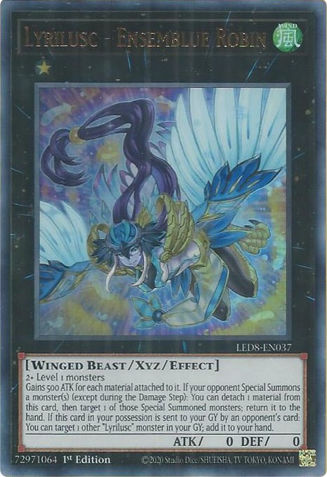 Lyrilusc - Ensemblue Robin - Legendary Duelists: Synchro Storm - YuGiOh