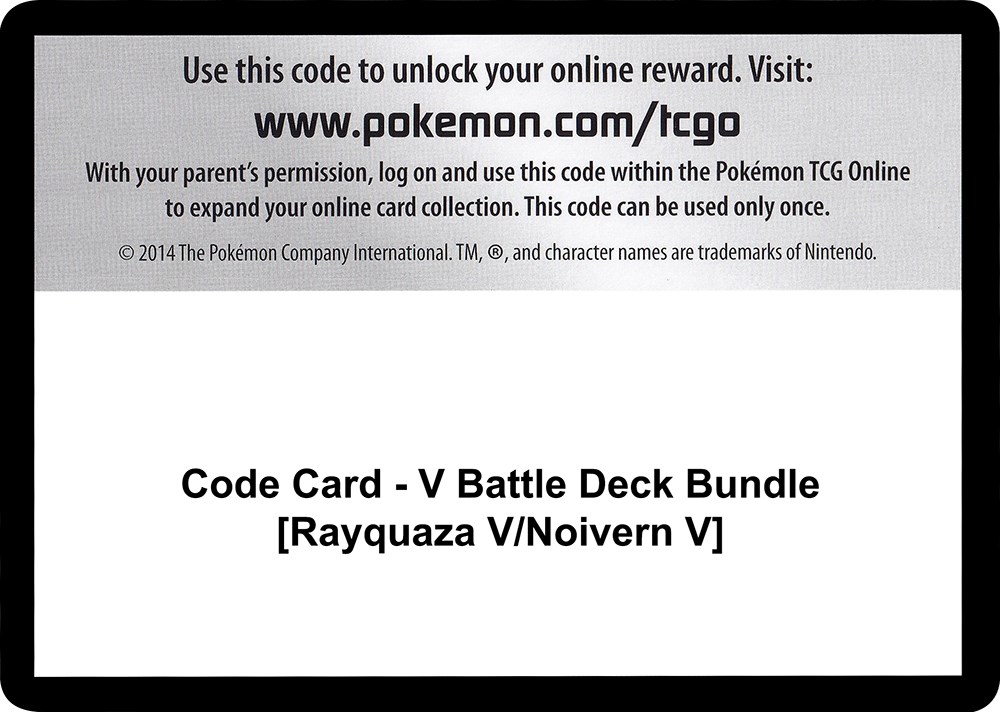 Pokemon TCG: Rayquaza V or Noivern V Battle Deck - Assorted, 1 each - Kroger