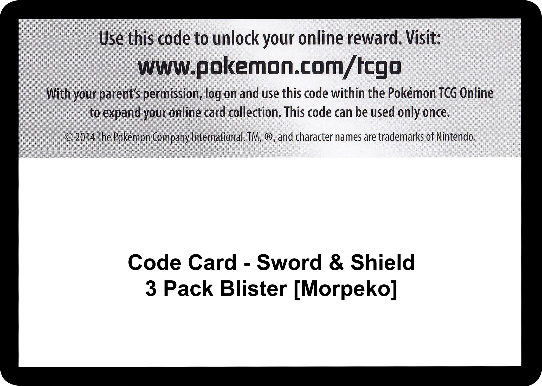 Sword & Shield 3 pack blister Morpeko 