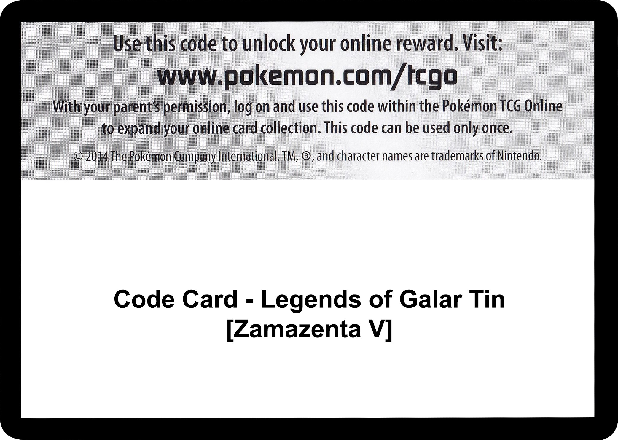 Pokémon TCG: Legends of Galar Tin (Zamazenta V)