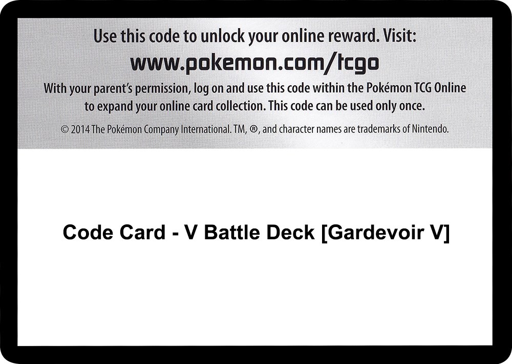 Pokemon Trading Card Game Gardevoir V Battle Deck 
