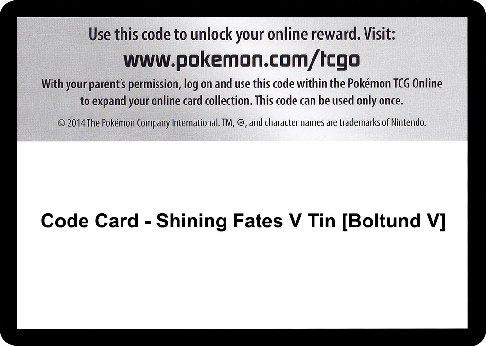 Pokémon TCG: Shining Fates Tin (Boltund V)